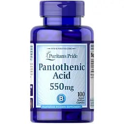 Пантотенова кислота Puritan's Pride Pantothenic Acid 100 капсул