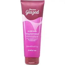 Маска для блиску волосся Inebrya Sheсare Glazed Mask з ефектом глазурування 250 мл
