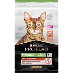 Сухий корм для стерилізованих котів Purina Pro Plan Sterilised Adult 1+ Vital Functions з лососем 10 кг (12434318) - мініатюра 2