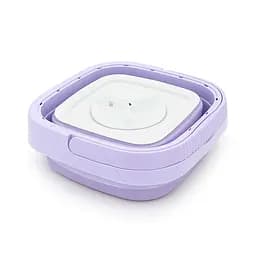Пральна машина H576 MINI P, складана, 9л, 12В, 25Вт, 1.2кг, LED-індикатор, електронне управління, 29,5*29,5(14.5)мм, пластик, фіолетовий - мініатюра 3