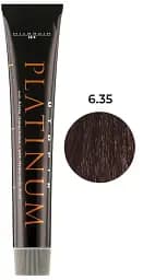 Професійна крем-фарба для волосся Hipertin Platinum 6.35 темний блонд золотисто-червоний 60 мл