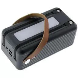 Павербанк Remax Lesu II Series RPP-565 / 60000мАг / до 22,5 Вт / USB-C+USB-A+Lightning / PD+QC / із вбудованими кабелями / Сірий - мініатюра 2