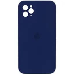 Чехол Epik Silicone Case Square Full Camera Protective AA для Apple iPhone 11 Pro Max 6.5 Темно-синий/Midnight blue