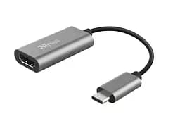 Адаптер Trust Dalyx USB-C > HDMI, 0.2м, Алюміній, чорний teh0018506 - мініатюра 2