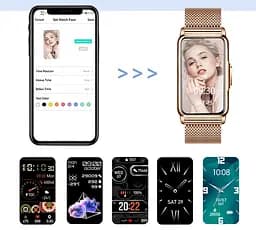 Годинник Smart Mioband Nano+ Pink, 2 ремінця - мініатюра 2