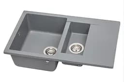 Кухонна мийка гранітна Miraggio LaPas gray 786x489x203 00208006, Сірий - мініатюра 2
