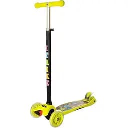 Самокат iTrike JR 3-055-GR1 складной желтый