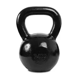 Гиря чугунная Toorx 24 кг с резиновой подставкой Black (KGV-24)