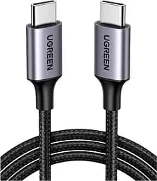 Кабель синхронізації Ugreen US261 Type-C - Type-C 3A Cable Aluminum Braid 1 м Black (50150)