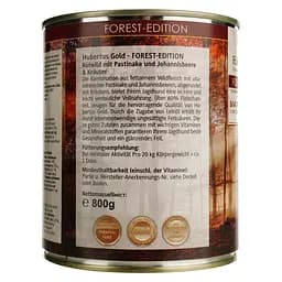 Вологий корм для собак Hubertus Gold Forest Edition Благородний олень 800 г (4050001115445) - мініатюра 3