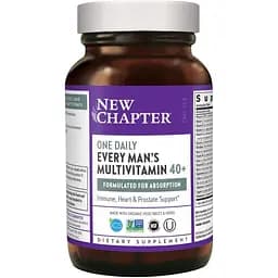 Вітаміни та мінерали New Chapter Every Man's One Daily 40+ Multivitamin, 24 таблетки