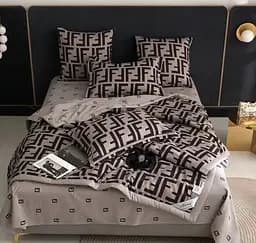 Постільна білизна полуторна з літньою ковдрою бавовна Mency Print 11 21224 150х220 см