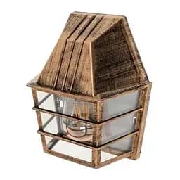 Світильник Brille настінний фасадний накладний IP33 GL-109 AМ AB 60W коричневий