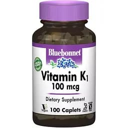 Вiтамiн К1 Bluebonnet Nutrition 100 мкг 100 каплет