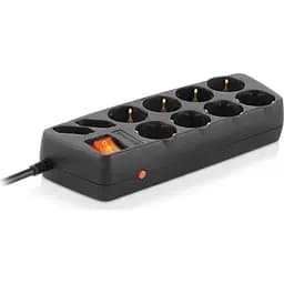 Мережевий фільтр живлення REAL-EL REAL-EL RS-10 Protect, 1.8m, black (EL122300038) - мініатюра 6