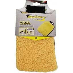 Рукавичка для миття авто вовна Bottari Wool 25х15 см