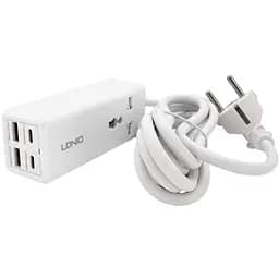 Мережевий фільтр LDNIO SС1418, 1 Розетка + 2 USB +2 Type-C, 2 м, перетин 3х0.75 мм, White, Box