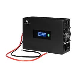 Високочастотний інвертор 600VA/600W Kraft KRF-SAVR600VA/600W-12V під зовнішній акумулятор (42-00112) - мініатюра 2