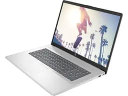 Ноутбук HP 17-cn3025ua 17.3' FHD IPS AG,Intel i3-N305, 8GB, F512GB, UMA, DOS, сріблястий (9H8Q9EA) - мініатюра 2