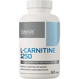 Карнітин OstroVit L-Carnitine 1250 60 капсул