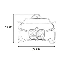 Електроавтомобіль Ramiz BMW I4 12 В,золотистий (PA.JE1009.ZLO) - мініатюра 2