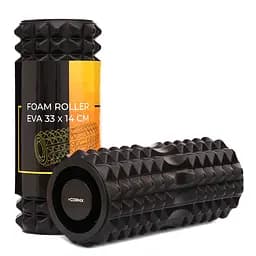 Массажный ролик Cornix EVA 33 x 14 см (валик, роллер) XR-0341 Black