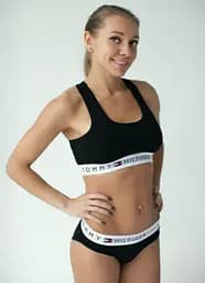 Жіночий набір 3 в 1. Tommy Hilfiger. Victoria's Secret. Чорний, S - мініатюра 3