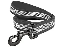 Поводок для собак WAUDOG Waterproof светоотражающий M Ш 20 мм Д 122 см серый (260411)