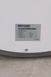 Дзеркало Mixxus PLAIN MC02-60-CASE з LED Touch, Anti-fog, димером, рег. яскравості, годинником (MI6661) - мініатюра 8