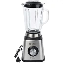 Блендер стаціонарний Bitek BT-2834 з кавомолкою нержавіюча сталь 1.5л чаша 2800Вт Сірий