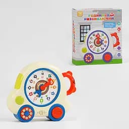 Развивающие часы TK Group, озвученные украинским языком, интерактивные