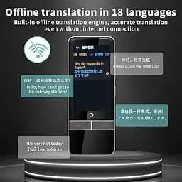 Голосовий перекладач AI Translator F6 Wi-Fi (139 мов) - мініатюра 4