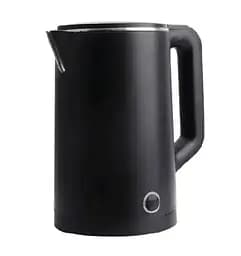 Электрочайник Domotec MS-5028 1500Вт Нержавеющая сталь/Пластик дисковый чайник 2л Черный
