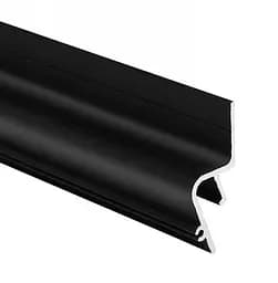 Профіль для натяжної стелі гарпунна система. Ефект "тіньового шва". 3м KLOODI KLP NAT1538 3 BK