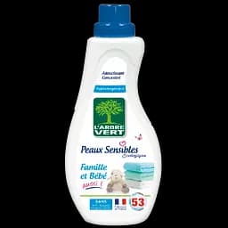 Пом'якшувач тканин L'Arbre Vert Чутлива Шкіра, 800 мл