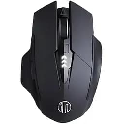 Мышь беспроводная INPHIC A1 с подключением USB 2.4Gz+Bluetooth, с аккумулятором и 2400 DPI, mate black