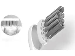 Насадки для зубної щітки Oclean Toothbrush Head for Опе SE Air X F1 White 2шт PW01 - мініатюра 3