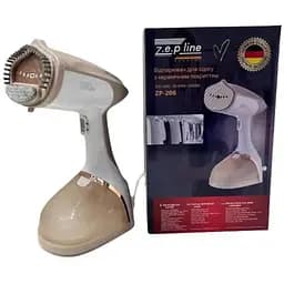 Ручний вертикальний відпарювач Zepline ZP-206 з керамічним покриттям 3000 Вт для одягу 4500 мл Бежевий