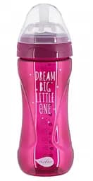 Пляшечка для годування Nuvita Mimic Cool, антиколікова, 330 мл, малиновий (NV6052PURPLE)