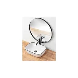 Умивальник Rea Marbel 33x46,5 white (REA-U8603) - мініатюра 2