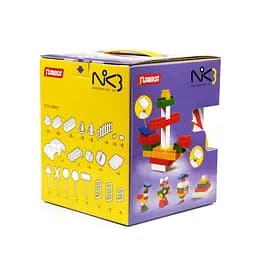 Конструктор детский NIK-3 71535, 128 крупных деталей