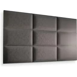 Стеновая панель, бархатное изголовье кровати, графит 30*40*4 см