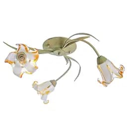 Люстра стельова Brille флористика E14 60W G (LK-206C/3)