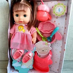 Пупс 9566 (24) "Tutu Baby playset", музичний чіп, характерні звуки та фрази, заплющує очі, аксесуари, в коробці - мініатюра 2
