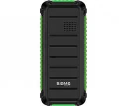 Телефон Sigma mobile X-style 18 Track захищений чорний із зеленим (4827798854433) - мініатюра 4