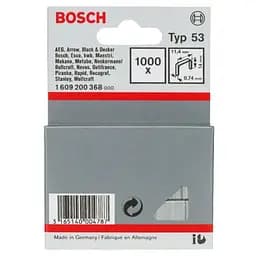 Скоби для будівельного степлера Bosch 14мм ТИП 53, 1000шт (1.609.200.368)