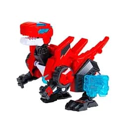 Динозавр-трансформер Dinoster Раптор-Бот красный с боксом для хранения (EU580840-1)