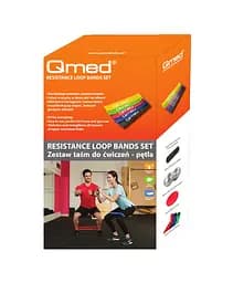 Набір еластичних стрічок для фітнесу Resistance Loop Bands Set 5 шт. Qmed fit0025156 - мініатюра 2