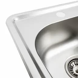 Кухонна мийка з нержавіючої сталі Platinum декор 3838 (0,6/160 мм), Decor - мініатюра 6