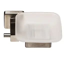 Мильниця одинарна Globus Lux SQ 9408, Хром матовый - мініатюра 2
